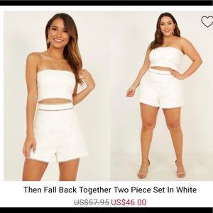 White Two-Piece Set